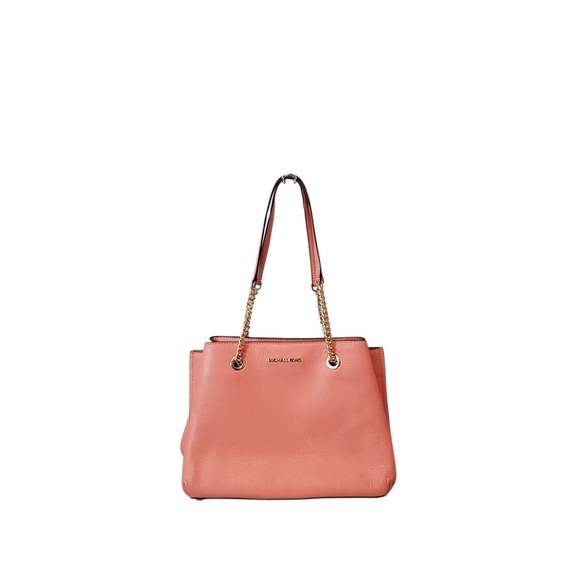 Michael Kors Coral Leather Tote Bag - Picture 1 of 12